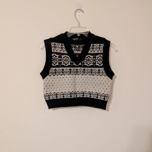 Nasty Gal Knit Sweater Vest Size Small